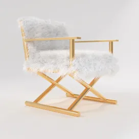 Rh altman tibetan wool chair